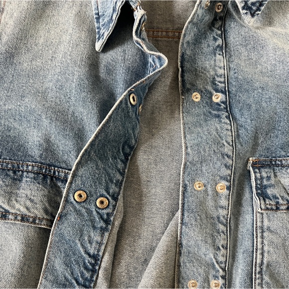 Free People Blue Jean Jacket - Picture 4 of 10